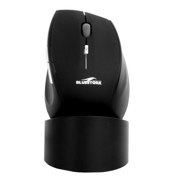 Bluestork BS-MRF/BLACK Ratón Inalámbrico con Base de Carga **Embalaje dañado**