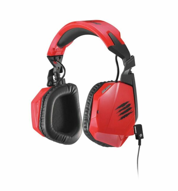 Auriculares Mad Catz F.R.E.Q. 3 Gaming Rojo para PC, Mac y Smart Devices Usado