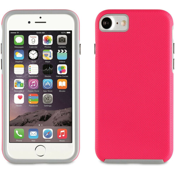 Funda Muvit Pro antichoque para Apple iPhone 7/8 color fucsia.