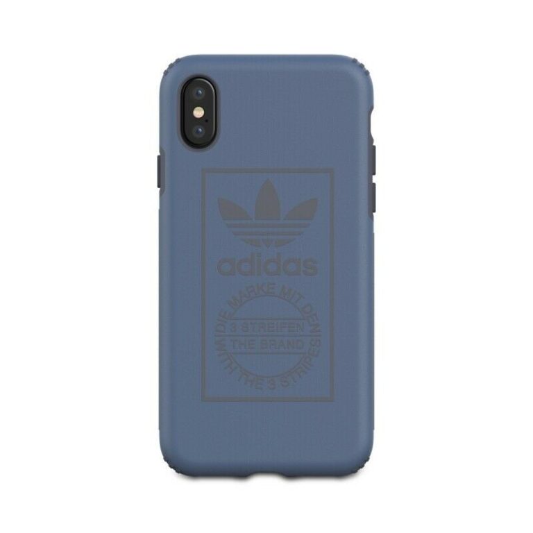 Funda Adidas para Apple iPhone XS/X Shockproof Techink azul