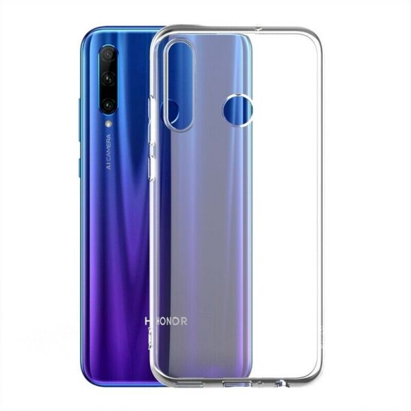 Pack Muvit Honor 20 Lite funda Cristal Soft transparente + protector de pantalla