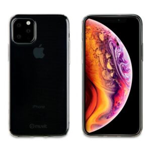 Funda Muvit Cristal Soft para Apple iPhone 11 Pro ultra fina transparente.