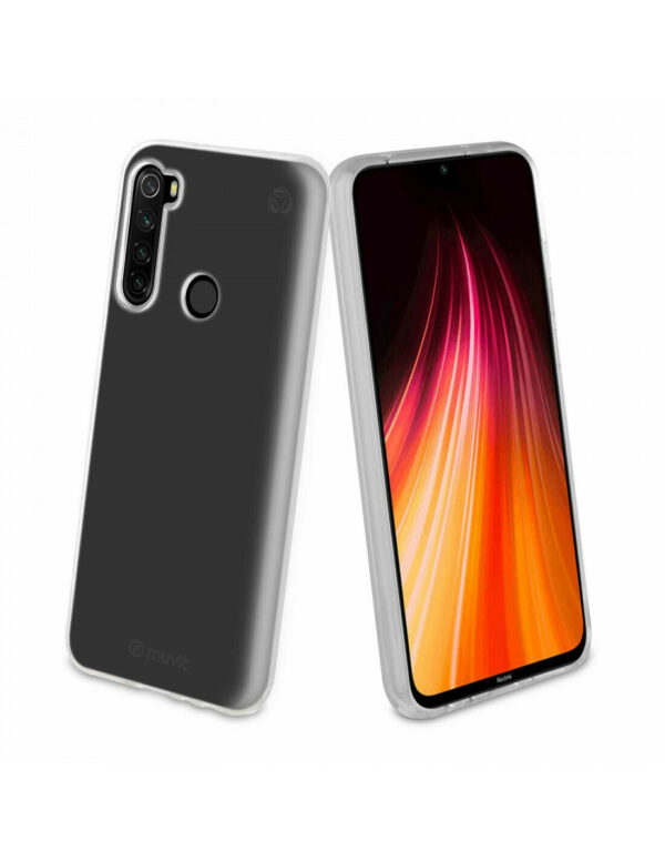 Funda Muvit for Change para Xiaomi Note 8 recycletek transparente. - Imagen 2