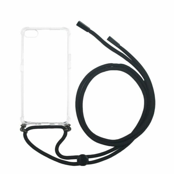 Funda Muvit Life para Apple iPhone SE/8/7 con colgante transparente