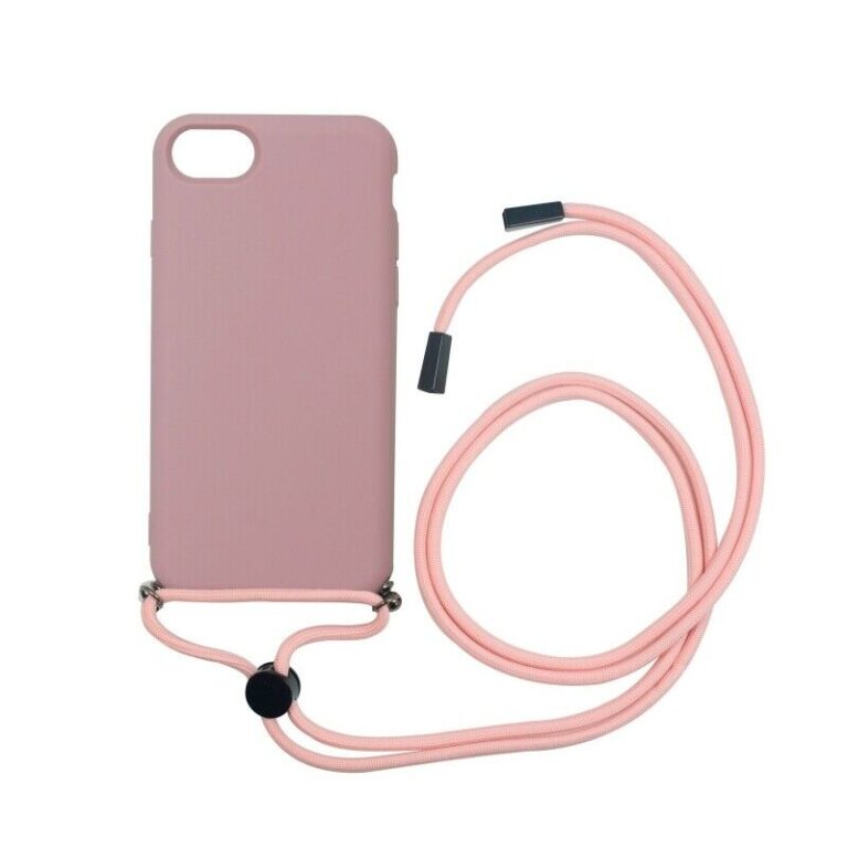 Funda Muvit Life para Apple iPhone SE/8/7 con colgante pink candy (NUEVO)