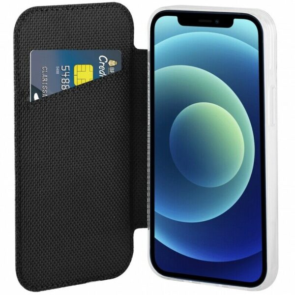 Funda Muvit for Change Folio para Apple iPhone 12 Mini negra. - Imagen 2