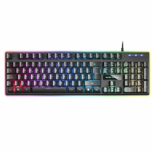 Teclado Mars Gaming MK320 Hibrido RGB Negro en español (ñ) - Imagen 3