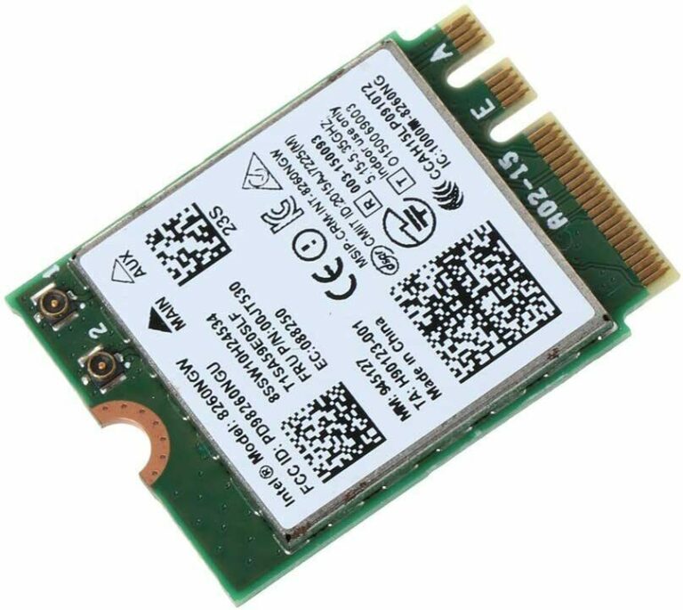 Tarjeta wireless interna Lenovo Intel 8620NGW - 00JT532.