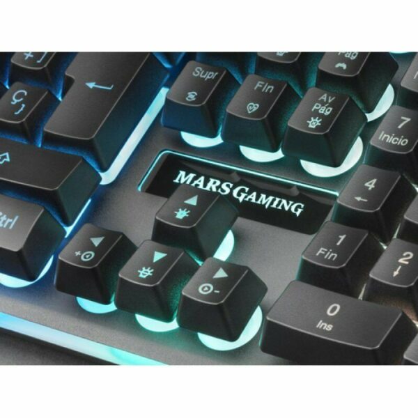 Teclado Mars Gaming MK320 Hibrido RGB Negro en español (ñ) - Imagen 5