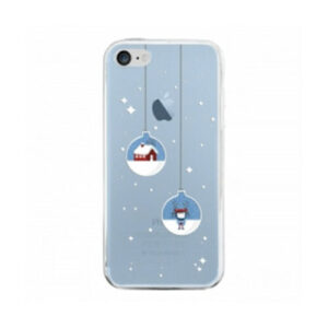 Funda Muvit Life Cristal Soft para Apple iPhone 8/7 Edición Navidad Bolas.