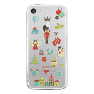 Funda Muvit Life Cristal Soft para Apple iPhone X/Xs Ed.Navidad Cascanueces.