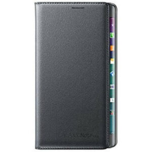 Funda original Samsung Flip Wallet para Samsung Galaxy Note Edge color negro