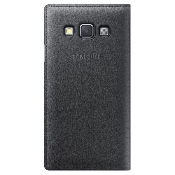 Funda original Samsung Flip Wallet para Samsung Galaxy A3 color negro carbono - Imagen 4