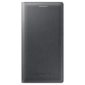 Funda original Samsung Flip Wallet para Samsung Galaxy A3 color negro carbono