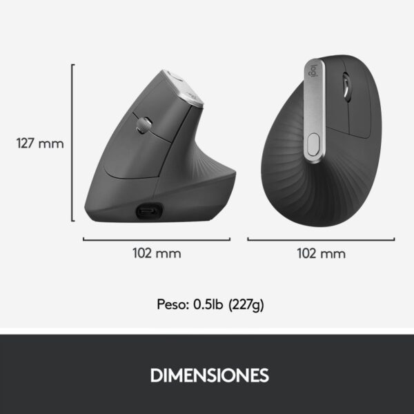 Logitech MX Vertical Ratón Ergonómico Avanzado Usado - Imagen 11