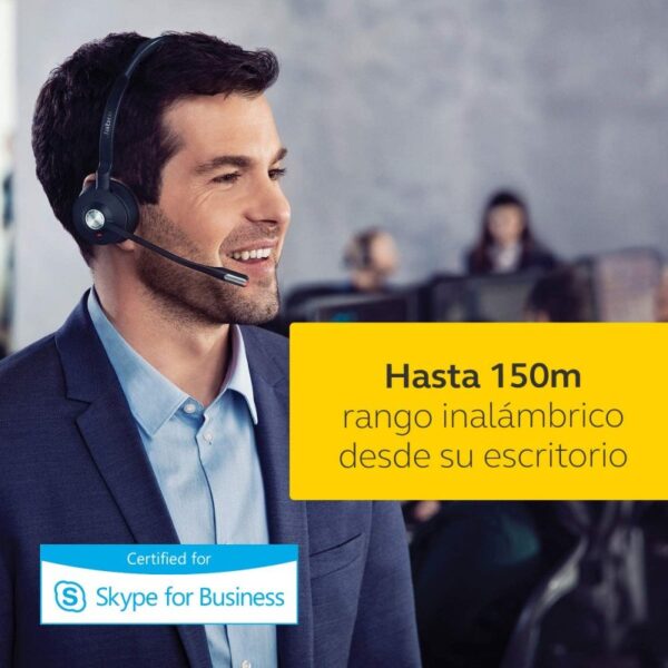 Auriculares Jabra Engage 65 DECT Negros Usado*auricular y centralita, sin cables - Imagen 4