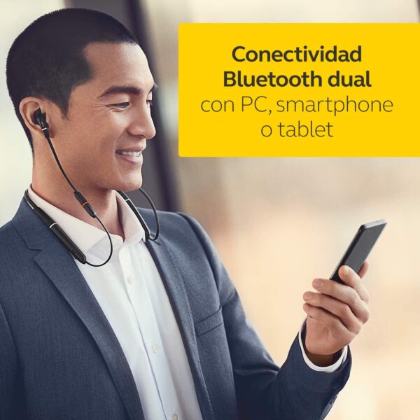 Jabra Evolve 65e MS Auriculares Inalámbricos *Falla micro, para escuchar musica* - Imagen 6