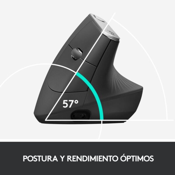 Logitech MX Vertical Ratón Ergonómico Avanzado Usado - Imagen 7