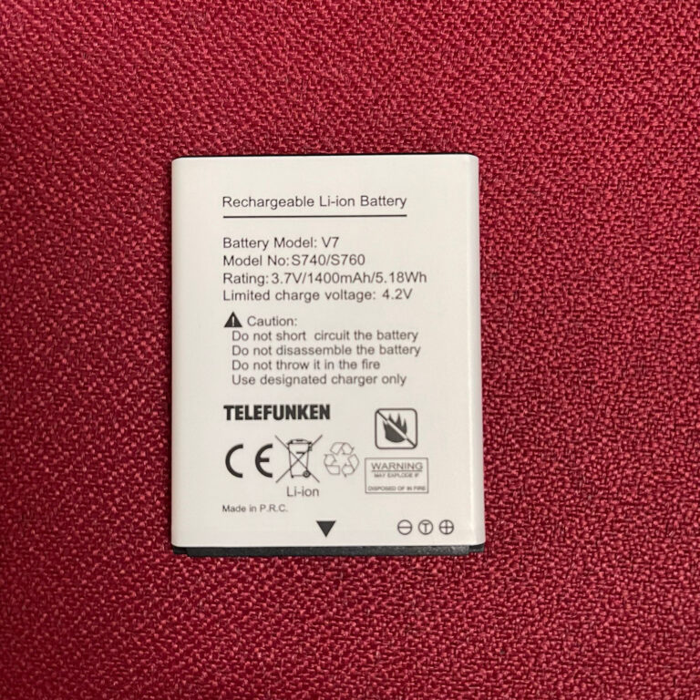 Batería Litio original para Telefunken V7 3.7V 1400mAh S740/S760