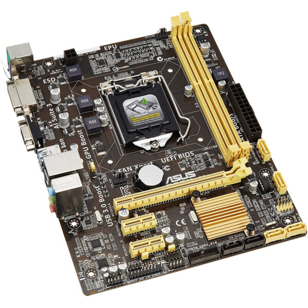 Placa Base Asus B85M-K 1150 (Socket H3) Micro ATX Usada **Falla ethernet placa**