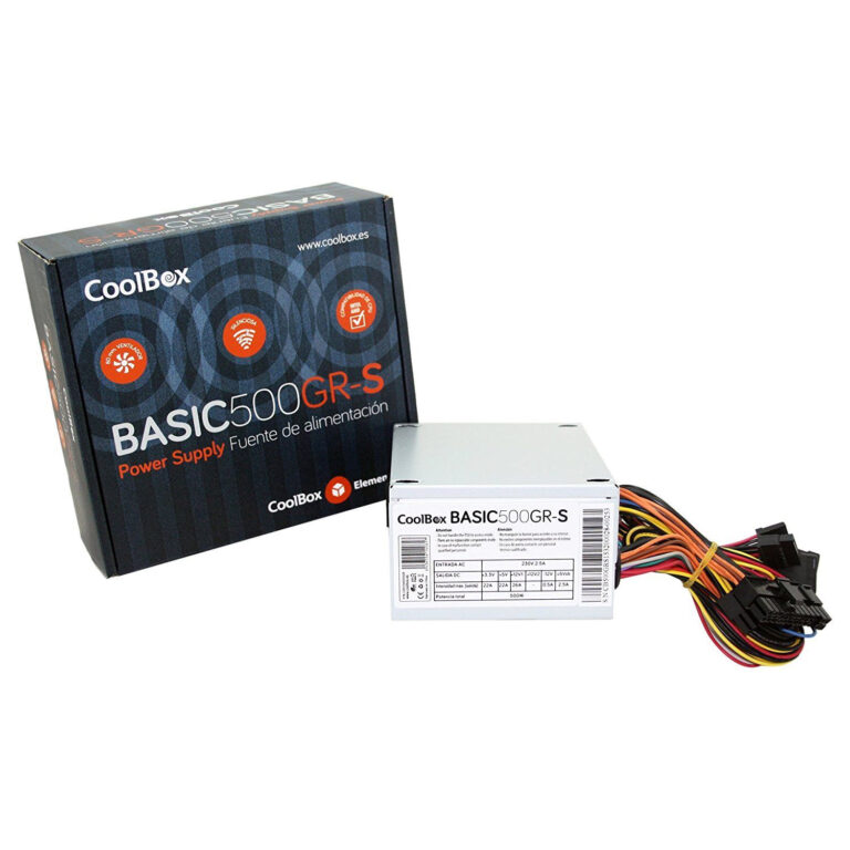 Fuente de Alimentación COOLBOX BASIC500GR-S (NUEVO)