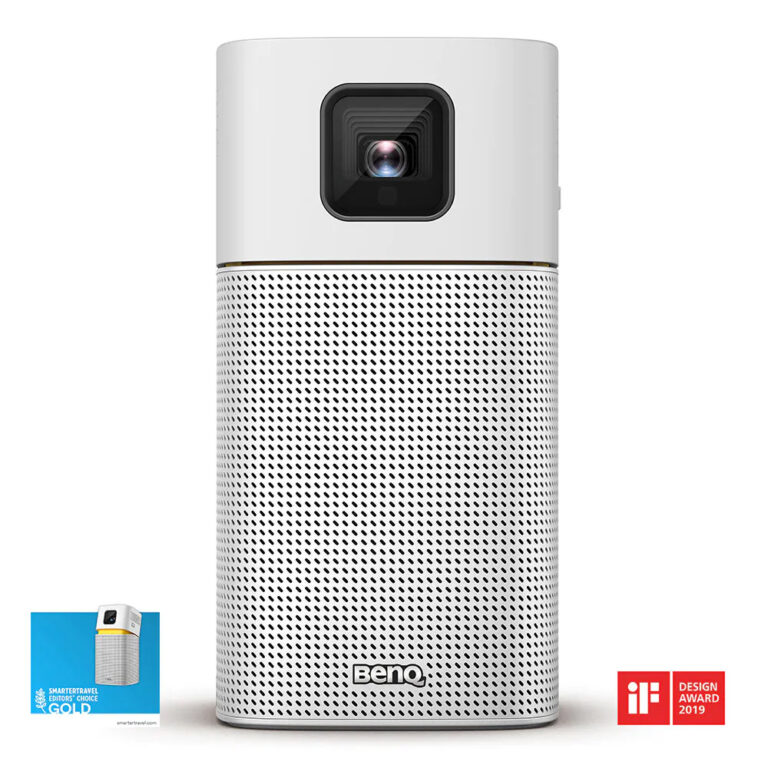 Proyector Portátil Benq GV1 ANSI DLP WVGA 200 Lúmenes Usado **No incluye cable adaptador de UBC a HDMI, solo de USB-C a USB-C**