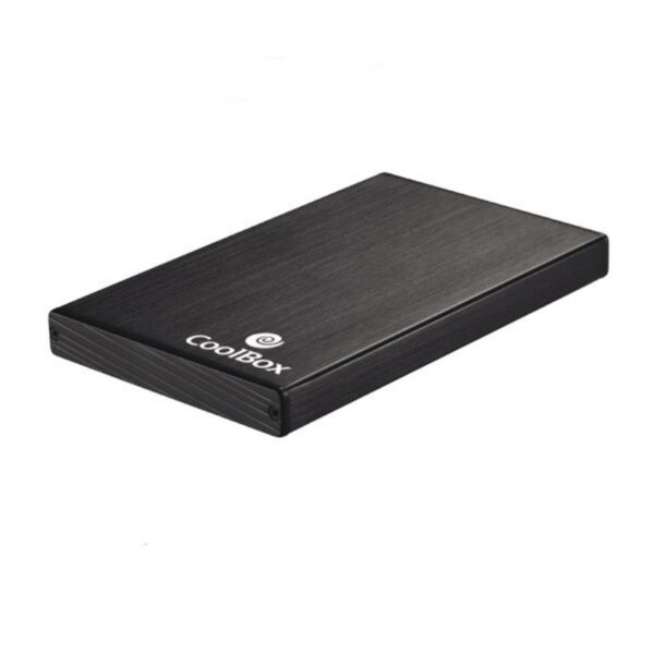Carcasa de disco duro/SSD CoolBox SlimChase 2512 compatible SATA 2.5'' negro