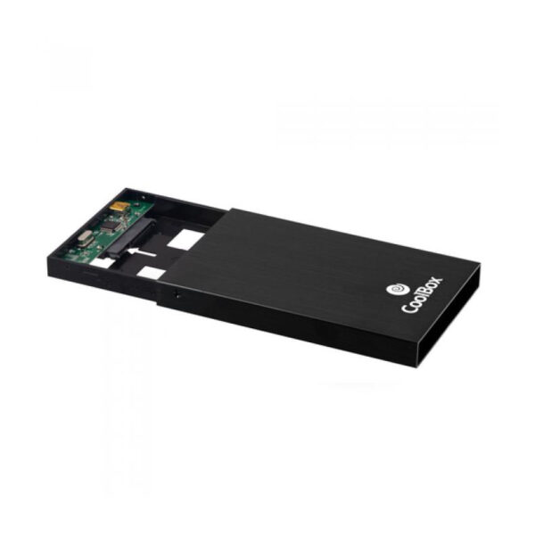 Carcasa de disco duro/SSD CoolBox SlimChase 2512 compatible SATA 2.5'' negro - Imagen 3