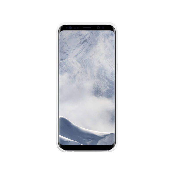 Funda original Samsung de silicona para Samsung Galaxy S8 blanco - Imagen 2