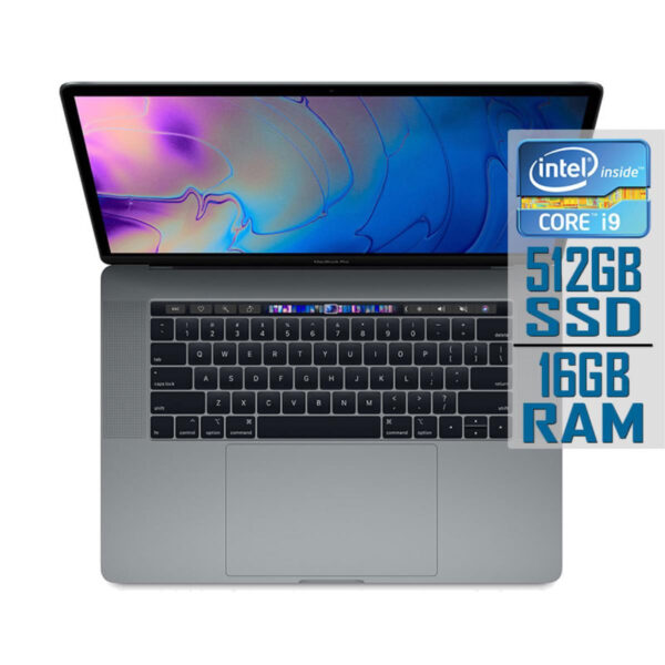 Portátil Apple MacBook Pro 15.4'' i9 2.3 GHz 16GB 512GB Gris **Teclado en Portugués** - Imagen 2