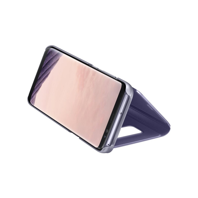 Samsung Clear View Cover, funda con tapa para Samsung Galaxy S8 color violeta - Imagen 4