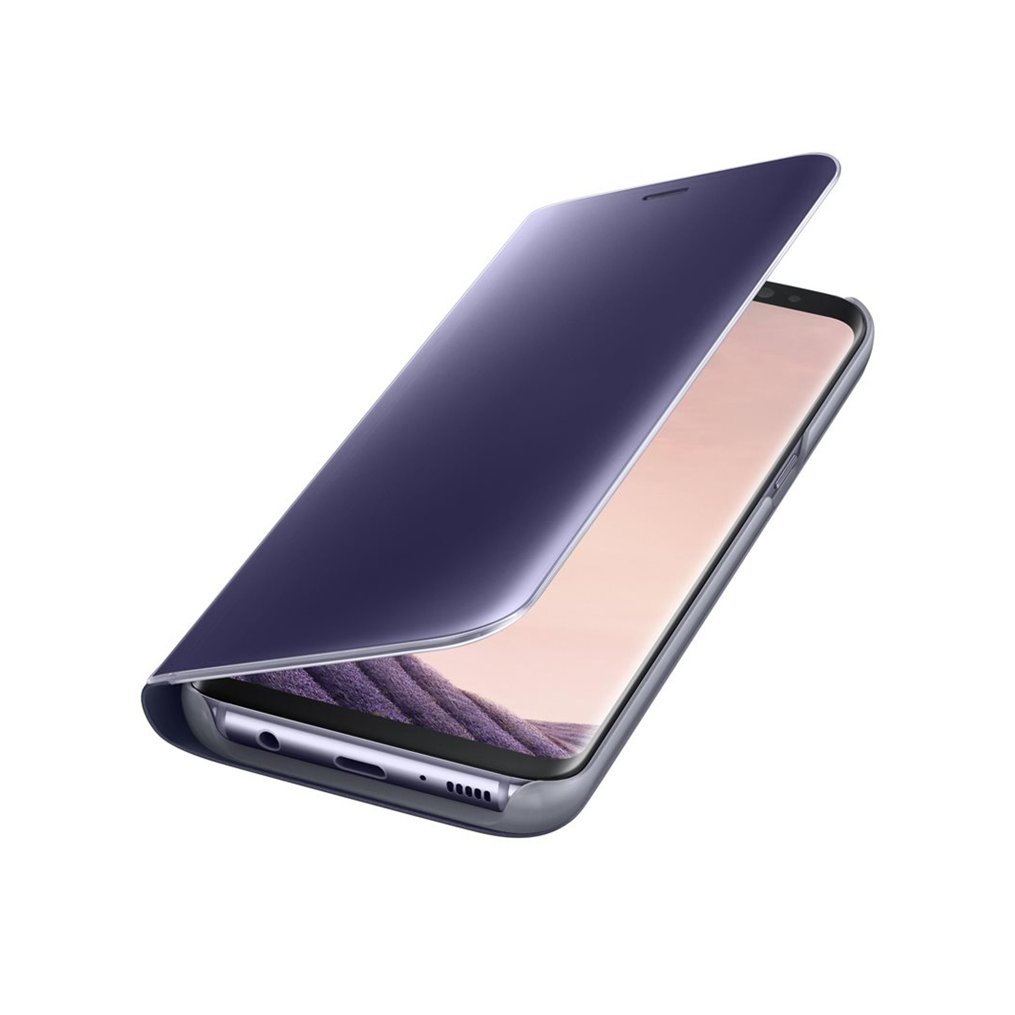 Samsung Clear View Cover, funda con tapa para Samsung Galaxy S8 color violeta - Imagen 2