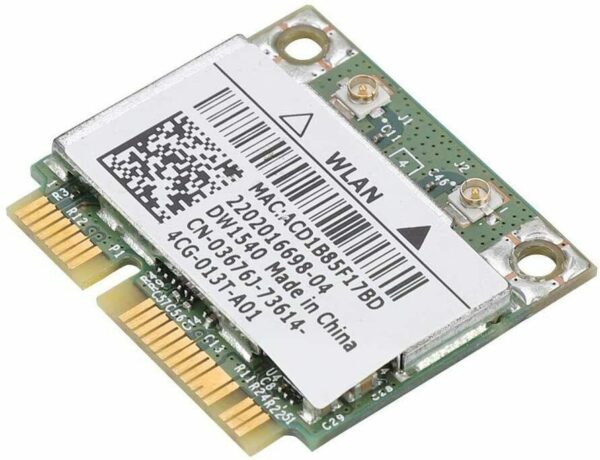 Tarjeta Dell Wireless DW1540 WiFi 802.11 a/b/g/n Half-Height Mini-PCI Usada. - Imagen 3