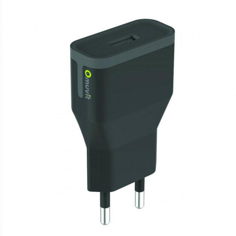 Transformador Muvit USB 2.4A color negro