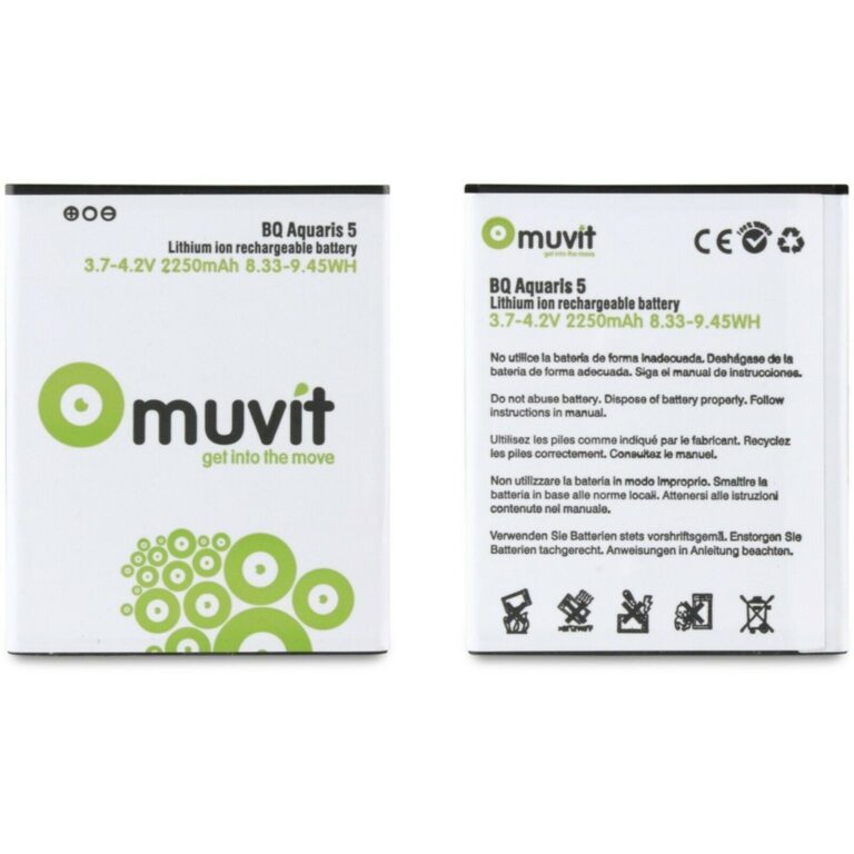Batería Litio Muvit para BQ Aquaris 5 2250 mAh
