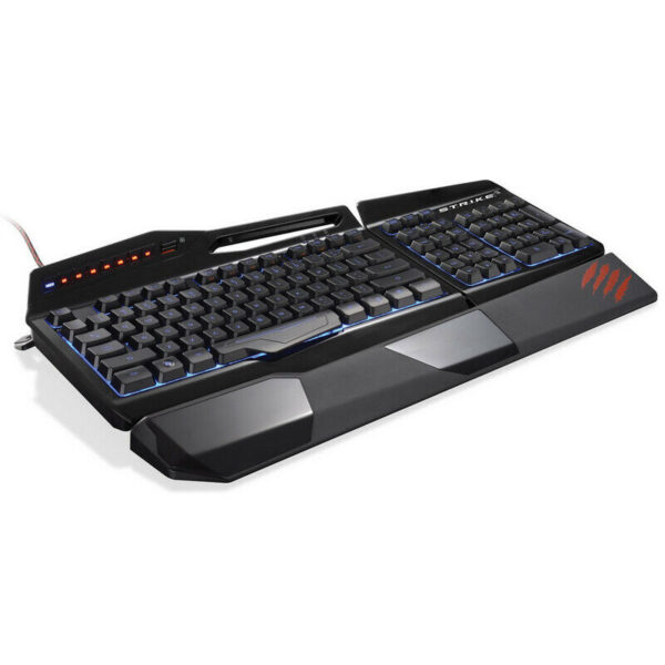 Teclado MadCatz STRIKE 3 Gaming Negro Brillante Español (ñ) Usado