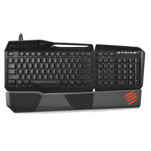 Teclado MadCatz STRIKE 3 Gaming Negro Brillante Español (ñ) Usado - Imagen 2