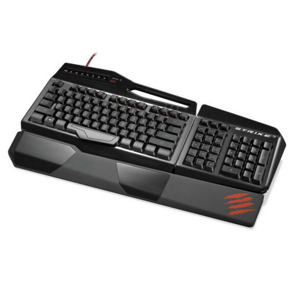 Teclado MadCatz STRIKE 3 Gaming Negro Brillante Español (ñ) Usado - Imagen 3