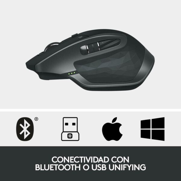 Logitech MX Master 2S Laser Wireless Unifying y Bluetooth Usado **Falla el motor del scroll** - Imagen 5