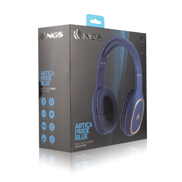 Auriculares Bluetooth NGS Artica Pride Azules - Imagen 5