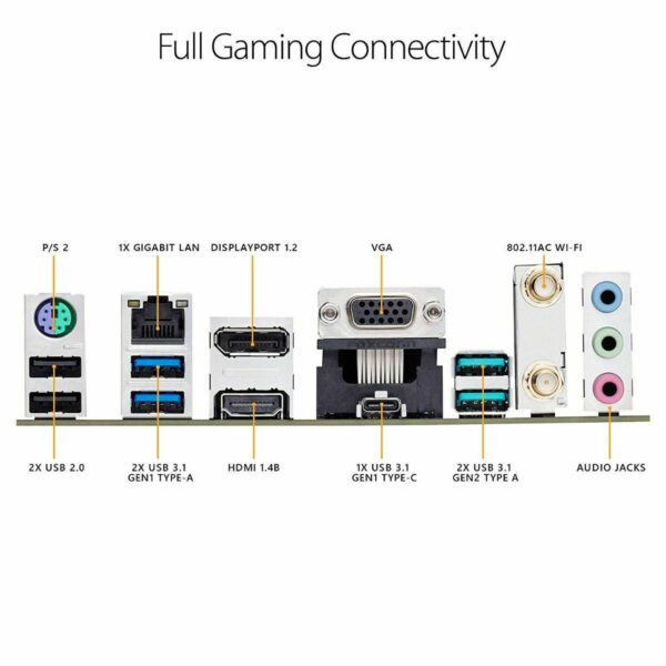 Placa Base Asus TUF H370-PRO GAMING Usada - Imagen 6