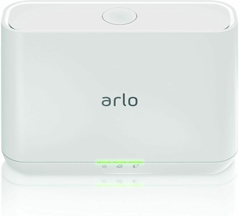 Estación base Arlo para cámaras de seguridad VMB4000 Blanco Usado **Solo base y adaptador de corriente.**