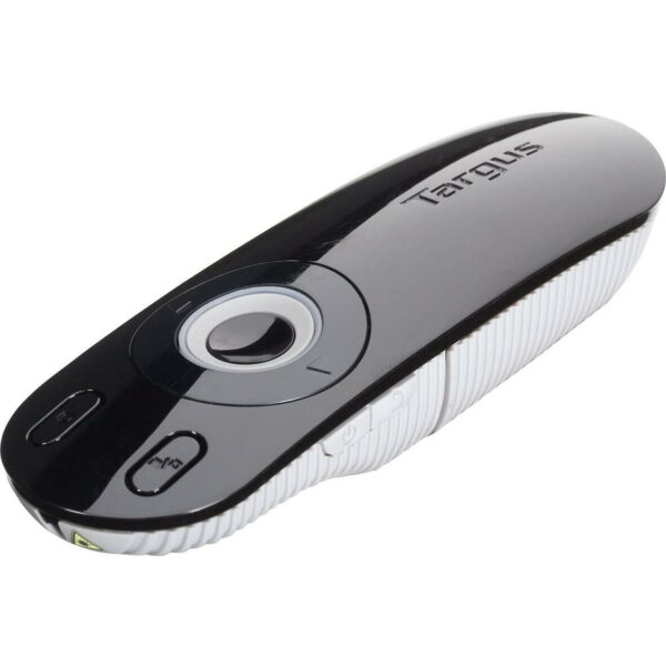 Presentador Targus con control remoto y láser negro-gris Usado.