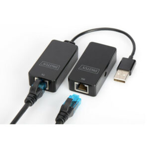 Cable alargador DIGITUS USB 2.0 A RJ-45 Alcance 50 m Usado.