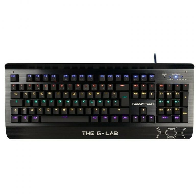 Teclado Mecánico Gaming G-Lab Keyz Mecanico Retroiluminado (ñ)