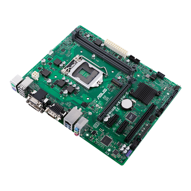 Placa Base Asus PRIME H310M-C Usada **Solo placa base (sin accesorios), sin embalaje original** - Imagen 2
