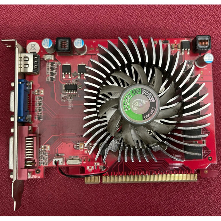 Tarjeta Gráfica Point Of View 512MB Radeon HD 2600PRO Super GDDR2 Usada.