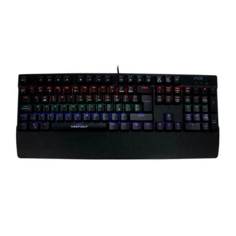 Teclado Keep Out Gaming Mecánico F115 Retroiluminado RGB