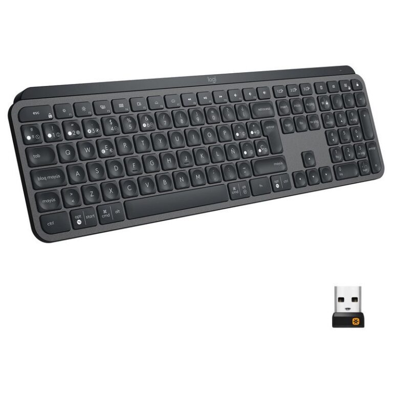 Logitech MX Keys Teclado Inalámbrico Avanzado Grafito en español (ñ)