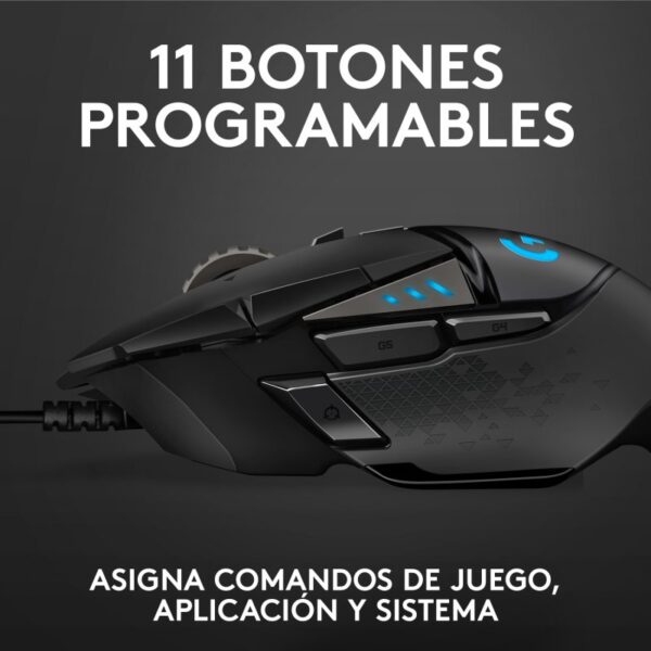 Logitech G502 Hero Ratón Gaming 25600DPI Usado - Imagen 5